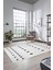 Baskılı Kaymaz Yıkanabilir Şık Kilim Desen Yolluk Mutfak Halısı Salon Halısı Modern-65-Gri 4