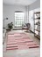 Şık Sade Kilim Desenli Dijital Kaymaz Yıkanabilir Yolluk Mutfak Salon Halısı Modern-74-Pembe 3
