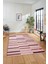 Şık Sade Kilim Desenli Dijital Kaymaz Yıkanabilir Yolluk Mutfak Salon Halısı Modern-74-Pembe 5