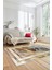 Baskılı Kaymaz Yıkanabilir Modern Mermer Desen Yolluk Salon Halısı Modern-46-Gold 1