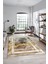 Baskılı Kaymaz Yıkanabilir Modern Mermer Desen Yolluk Salon Halısı Modern-46-Gold 4