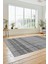 Baskılı Kaymaz Yıkanabilir Şık Kilim Desen Yolluk Mutfak Halısı Salon Halısı Modern-70-Gri 2
