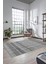 Baskılı Kaymaz Yıkanabilir Şık Kilim Desen Yolluk Mutfak Halısı Salon Halısı Modern-70-Gri 4