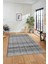 Baskılı Kaymaz Yıkanabilir Şık Kilim Desen Yolluk Mutfak Halısı Salon Halısı Modern-70-Gri 5