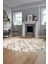 Baskılı Kaymaz Yıkanabilir Kilim Desen Oval Yolluk Mutfak Halısı Salon Halısı O-Modern-57-Renkli 1