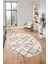 Baskılı Kaymaz Yıkanabilir Kilim Desen Oval Yolluk Mutfak Halısı Salon Halısı O-Modern-57-Renkli 4