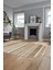 Modern Kilim Desenli Dijital Kaymaz Yıkanabilir Oval Yolluk Mutfak Salon Halısı O-Modern-36-Krem 2