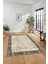 Çerçeveli Baskılı Kaymaz Taban Yıkanabilir Yolluk Mutfak Salon Halısı MODERN-118-BEJ 2