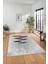 Baskılı Kaymaz Taban Yıkanabilir Modern Yolluk Mutfak Salon Halısı MODERN-112-GRİ 2