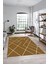 Baskılı Kaymaz Yıkanabilir Çizgili Modern Yolluk Mutfak Halısı Salon Halısı Modern-58-Kahve 4