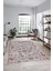 Baskılı Kaymaz Yıkanabilir Modern Kelebek Desen Yolluk Salon Halısı Modern-51-Pembe 4