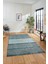 Kilim Desen Özel Tasarım Dijital Kaymaz Yıkanabilir Yolluk Mutfak Salon Halısı Modern-83-Turkuaz 4