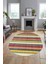 Modern Kilim Desen Dijital Kaymaz Yıkanabilir Oval Yolluk Mutfak Salon Halısı O-Modern-25-Renkli 2