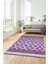 3D Dijital Kaymaz Yıkanabilir Şık Kilim Desen Yolluk Mutfak Halısı Salon Halısı Modern-69-Mor 1