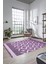 3D Dijital Kaymaz Yıkanabilir Şık Kilim Desen Yolluk Mutfak Halısı Salon Halısı Modern-69-Mor 4