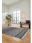 Modern Kilim Desenli Dijital Kaymaz Yıkanabilir Yolluk Mutfak Salon Halısı Modern-17-Gri 1
