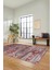 Modern Etnik Desen Dijital Kaymaz Yıkanabilir Yolluk Mutfak Salon Halısı Modern-30-Bordo 1