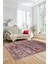 Modern Etnik Desen Dijital Kaymaz Yıkanabilir Yolluk Mutfak Salon Halısı Modern-30-Bordo 3
