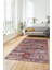 Modern Etnik Desen Dijital Kaymaz Yıkanabilir Yolluk Mutfak Salon Halısı Modern-30-Bordo 4