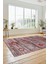 Modern Etnik Desen Dijital Kaymaz Yıkanabilir Yolluk Mutfak Salon Halısı Modern-30-Bordo 5