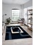 Şık Baskılı Kaymaz Yıkanabilir Modern Yolluk Koridor Mutfak Salon Halısı Modern-40-Lacivert 5