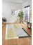 Baskılı Kaymaz Taban Yıkanabilir Modern Şık Yolluk Mutfak Salon Halısı MODERN-107-KREM 2