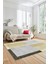 Baskılı Kaymaz Taban Yıkanabilir Modern Şık Yolluk Mutfak Salon Halısı MODERN-107-KREM 5