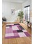 3D Renkli Modern Tasarım Dijital Kaymaz Yıkanabilir Yolluk Mutfak Salon Halısı Modern-77-Mor 4