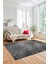 3D Modern Desen Dijital Kaymaz Yıkanabilir Yolluk Mutfak Salon Halısı Modern-27-Gri 3