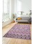 Baskılı Kaymaz Yıkanabilir Şık Kilim Desen Yolluk Mutfak Halısı Salon Halısı Modern-67-Pembe 1