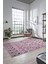 Baskılı Kaymaz Yıkanabilir Şık Kilim Desen Yolluk Mutfak Halısı Salon Halısı Modern-67-Pembe 4