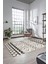3D Baskılı Kaymaz Yıkanabilir Şık Kilim Desen Yolluk Mutfak Halısı Salon Halısı Modern-68-Krem 4