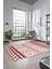 3D Baskılı Kaymaz Yıkanabilir Şık Kilim Desen Yolluk Mutfak Halısı Salon Halısı Modern-68-Pembe 4