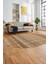 Baskılı Kaymaz Yıkanabilir Şık Kilim Desen Oval Yolluk Halısı Salon Halısı O-Modern-70-Kahve 2