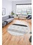 Sade Modern Kilim Desen Kaymaz Yıkanabilir Yuvarlak Mutfak Salon Halısı Y-Modern-75-Gri 1