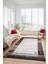 Etnik Baskılı Kaymaz Taban Yıkanabilir Yolluk Mutfak Salon Halısı MODERN-119-VİZON 4
