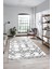 Modern Sade Desen Dijital Kaymaz Yıkanabilir Yolluk Mutfak Salon Halısı Modern-91-Siyah 1