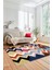 Etnik Modern Desen Dijital Kaymaz Yıkanabilir Yolluk Mutfak Salon Halısı Modern-24-Renkli 3