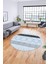 Sade Modern Kilim Desen Kaymaz Yıkanabilir Yuvarlak Mutfak Salon Halısı Y-Modern-75-Mavi 1