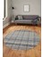 Baskılı Kaymaz Yıkanabilir Şık Kilim Desen Yuvarlak Mutfak Halısı Salon Halısı Y-Modern-70-Renkli 4