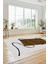 Baskılı Kaymaz Yıkanabilir Modern Yolluk Mutfak Halısı Salon Halısı Modern-61-Kahve 2