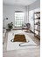 Baskılı Kaymaz Yıkanabilir Modern Yolluk Mutfak Halısı Salon Halısı Modern-61-Kahve 3