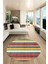 Modern Kilim Desen Dijital Kaymaz Yıkanabilir Yuvarlak Mutfak Salon Halısı Y-Modern-25-Renkli 1