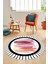 Renkli Modern Desenli Dijital Kaymaz Yıkanabilir Yuvarlak Mutfak Salon Halısı Y-Modern-22-Renkli 2