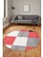 3D Baskılı Kaymaz Yıkanabilir Yuvarlak Mutfak Halısı Salon Halısı Y-Modern-53-Pembe 5