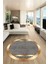 Baskılı Ince Kaymaz Taban Yıkanabilir Sade Modern Mutfak Yuvarlak Salon Halısı Y-Modern-10-Krem 2