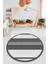 Modern Kilim Desenli Dijital Kaymaz Yıkanabilir Yuvarlak Mutfak Salon Halısı Y-Modern-18-Beyaz 3