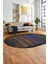 Sade Modern Desen Dijital Kaymaz Yıkanabilir Oval Yolluk Mutfak Salon Halısı O-Modern-28-Renkli 5