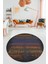 Sade Modern Desen Dijital Kaymaz Yıkanabilir Yuvarlak Mutfak Salon Halısı Y-Modern-28-Renkli 3