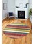 Modern Kilim Desen Dijital Kaymaz Yıkanabilir Yuvarlak Mutfak Salon Halısı Y-Modern-25-Renkli 5